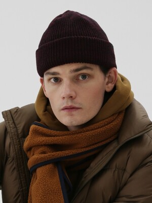 BEANIE / MARINE FIT / U STRAP / BLEND WINE