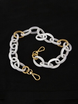 Plastic chain strap (White)