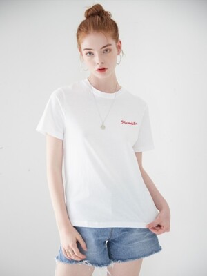 PRADISE LOGO HALF SLEEVES TOP