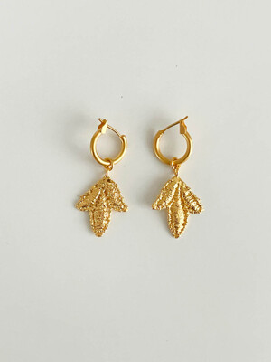 Fig Leaf Lace Earrings