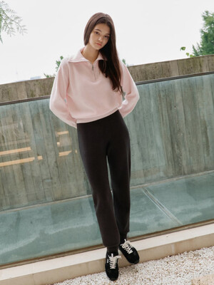 Wing Collar Knit Pullover  Powder pink (WE2951C549)