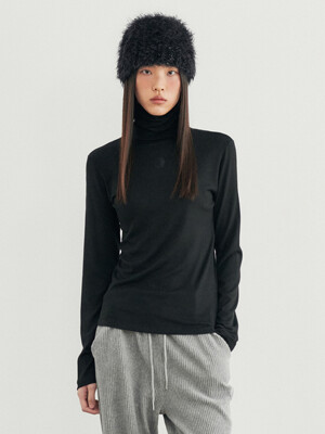 Turtle Cut-out Riversible Top_Black