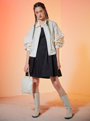 Puff Sleeve Casual Jumper  Ivory (KE3339M010)