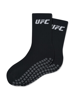 UFC 에센셜 + 논슬립 미들 삭스 블랙 U4SCU1302BK