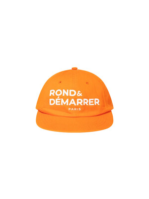 [Kids&GS] Rond&Demarrer Bold logo Washed 6Panel Cap (Orange)