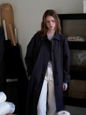 CLASSIC MAC TRENCH COAT CHARCOAL