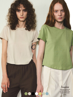 [A.ssential] Basic T-shirt_CTT325(7Color)