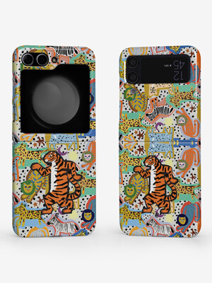 [갤럭시 Z플립] Funny Tigers Jungle Adventures 제트플립4,제트플립5,제트플립6