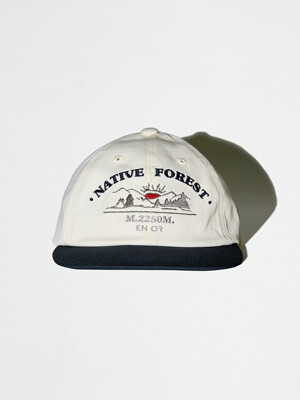 NATIVE FOREST ENOR BALL CAP - IVORY/NAVY