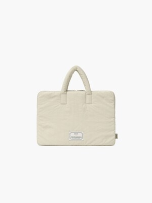everyday laptop pouch - natural