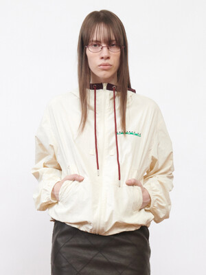 Logo Windbreaker Ivory