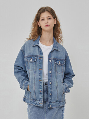 DENIM CLASSIC TRUCKER JACKET BLUE