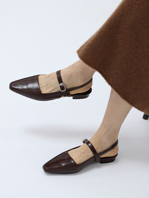 mod backopen flat shoes_24505_brown