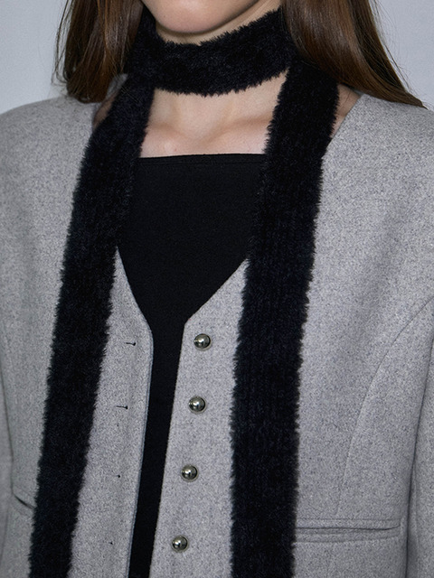 로제프란츠 Basic Slim Muffler [Black]