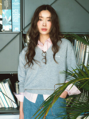 25PS MYLES V-NECK KNIT [3COLORS]