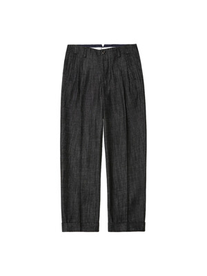 Denim Hollywood Trousers (Black)