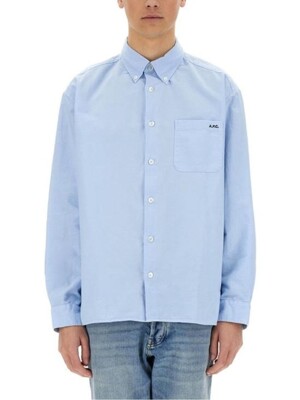 25SS 아페쎄 긴팔 셔츠 COHAHH12599IAB BLUE CLAIR DOM