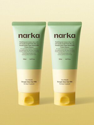 [2개 세트] 스트레이트 슬릭 헤어 밀크 150ml