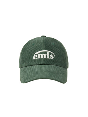 NEW LOGO CORDUROY EMIS CAP (RENEWAL)-GREEN
