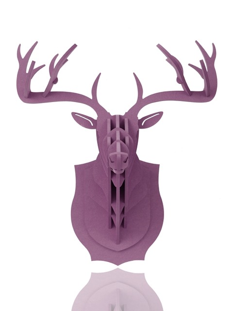 사슴머리장식 바이올렛컬러 헌팅트로피 (L size) Violet color hunting trophy