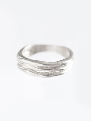 cl006 Vine silver ring