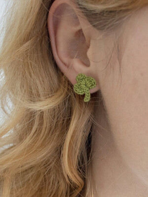 Happiness knit earring