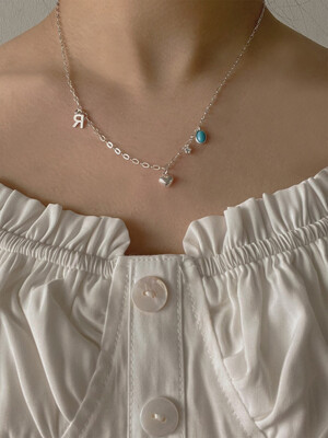 [단독]deep 8th blossom necklace (Silver 925)