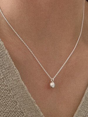 silver925 stone necklace