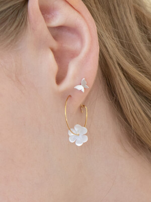 clover ring earrings