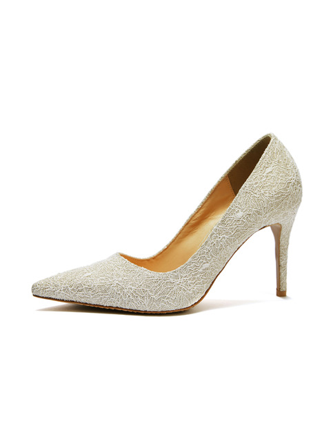 브리아나 [단독] Briana Classic Stiletto_Cream Glitter Mesh