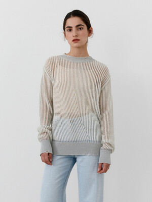 TWR TWO TONE NETTING KNIT_2 COLORS