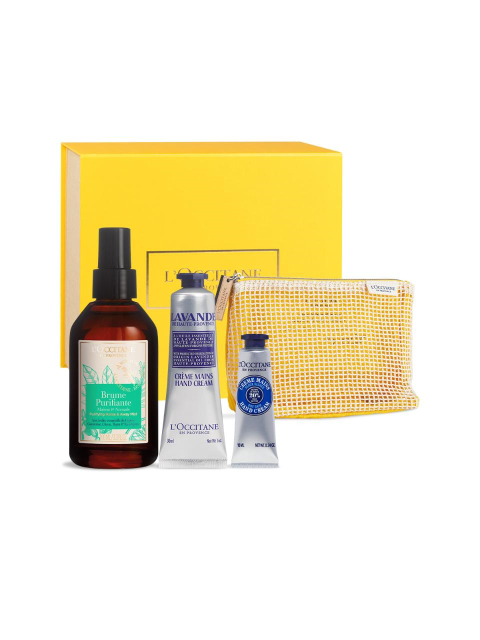 헤어&바디소품 - 록시땅 (LOCCITANE) - 퓨리파잉 홈 미스트&라벤더 핸드크림 세트