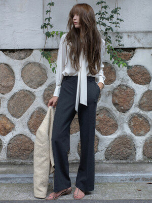 [Day-Wool] Semi-Wide Winter Trousers_3color