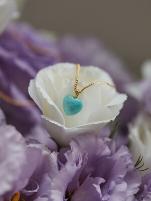 Gemstone Heart Necklace_VH2279NE016B