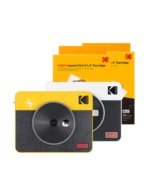 생활가전,디지털기기 - 코닥 (KODAK) - [코닥] 미니샷 3 레트로 폴라로이드 카메라 + 카트리지 60매 번들 C300R