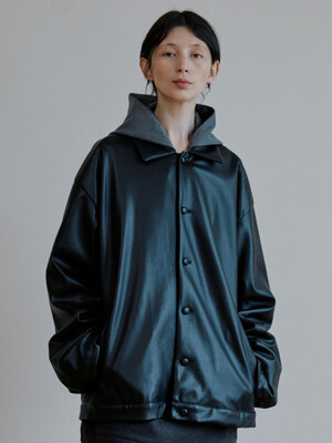 unisex reather jacket black