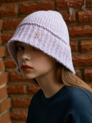 ANC KNIT BUCKET HAT_LAVENDER