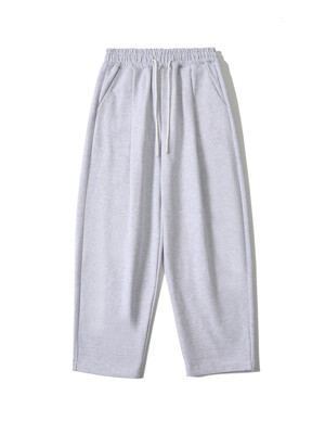 DAILY COTTON BANDING PANTS [OVERSIZE FIT]_WHITE