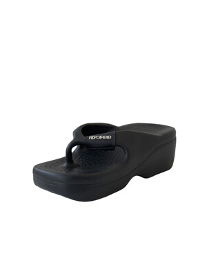 RVIS lump flip-flop black