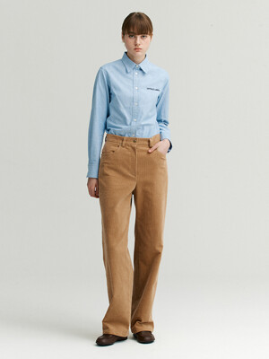 PREP CORDUROY STRAIGHT PANTS_CAMEL [U3F0P31072]