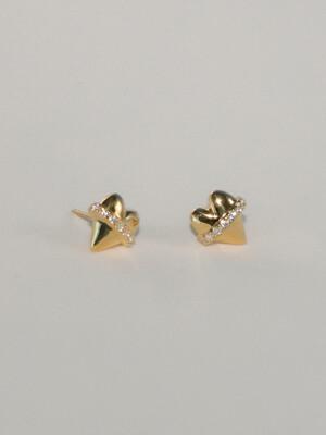 Halo Heart Earring