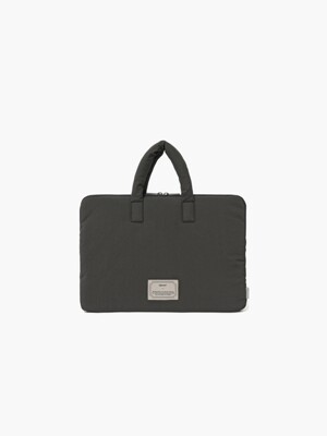 everyday laptop pouch - charcoal