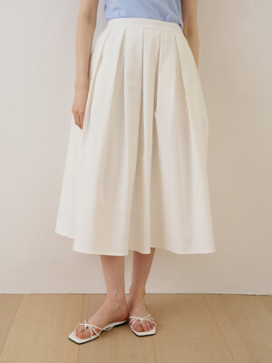 [New Color] Flared Full Skirt_2color