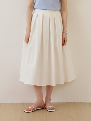 [New Color] Flared Full Skirt_2color