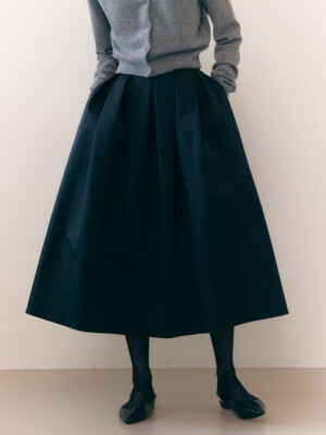 Flared Full Skirt_Black