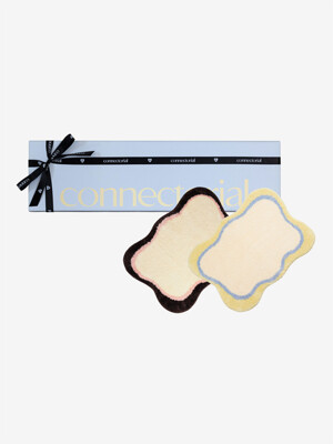 웨이브 홈 러그 선물패키지 (Lemon/Brown)