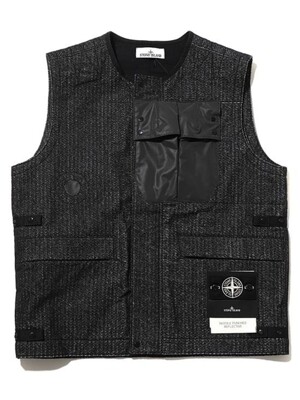 스톤 아일랜드 베스트 7715G0999V0029 Black