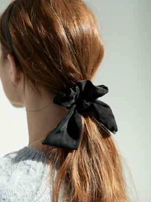 Ribbon hair scrunchie, Yumi_2 colors