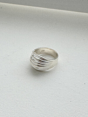 [Silver925] Volume Shell Ring