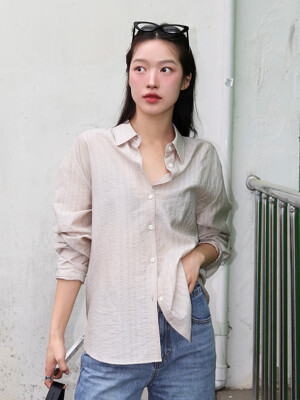 SITP5208 시스루 내추럴 ST 셔츠_Ash gray